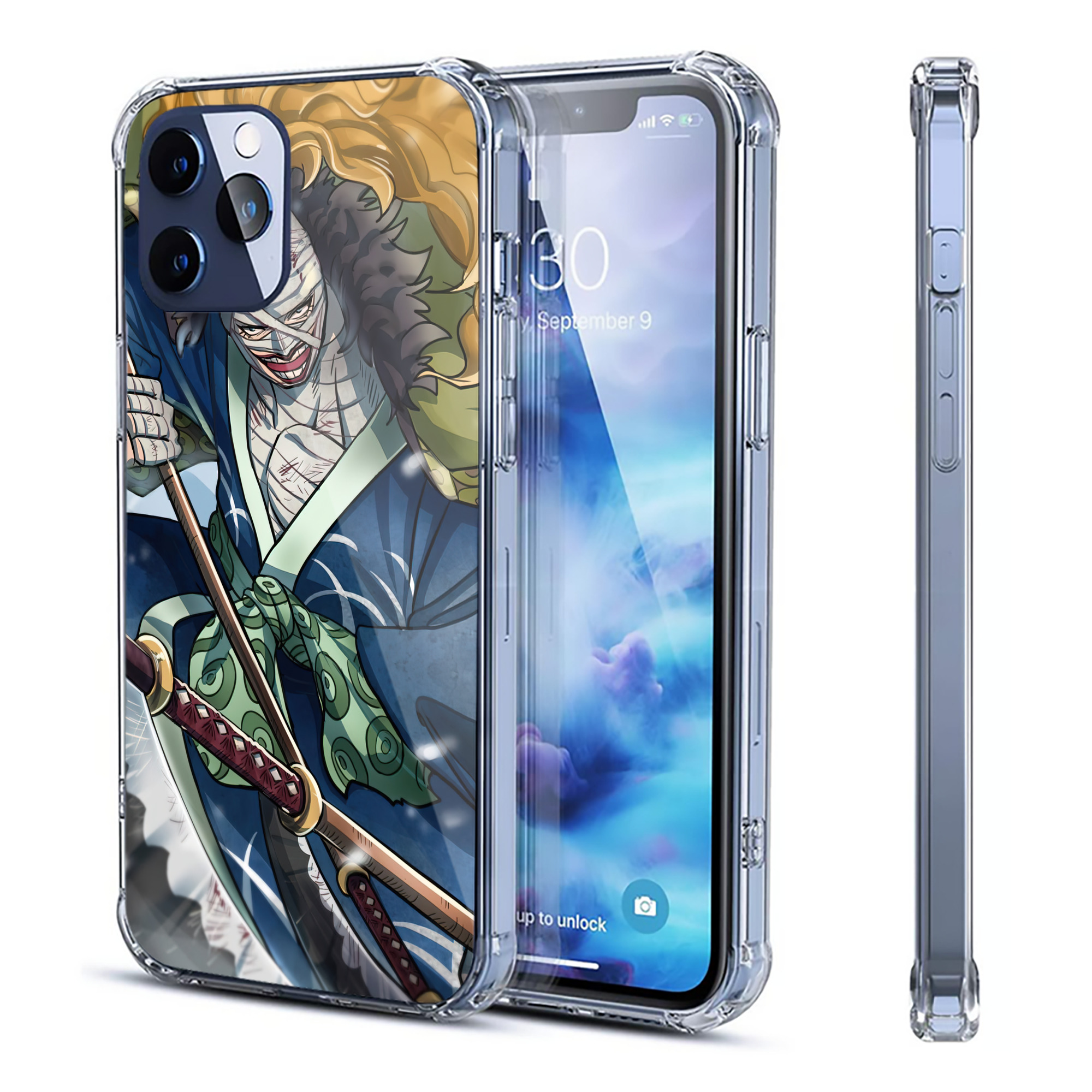 （画像用） ワンピース ONE PIECE 【iPhone 12シリーズ対応】透明スマホケース（クリアソフトケース）